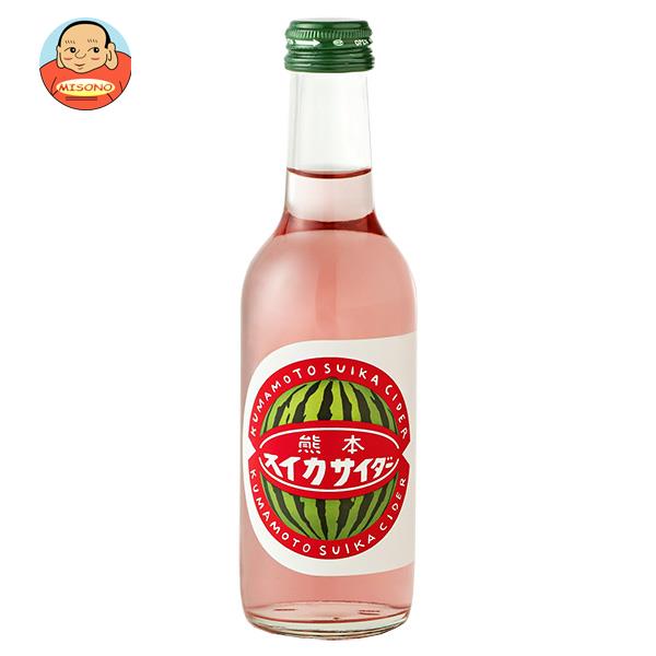 友桝飲料 熊本すいかサイダー 245ml瓶×24本入