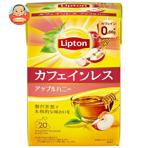 キーコーヒー リプトン カフェインレスティー アップルハニー 20P×6箱入