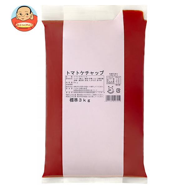 ハグルマ JAS標準 トマトケチャップ 3kg袋パック×4袋入