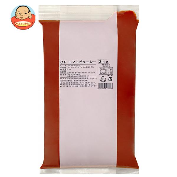 ハグルマ JAS CFトマトピューレ ピローパック 3kg×4袋入