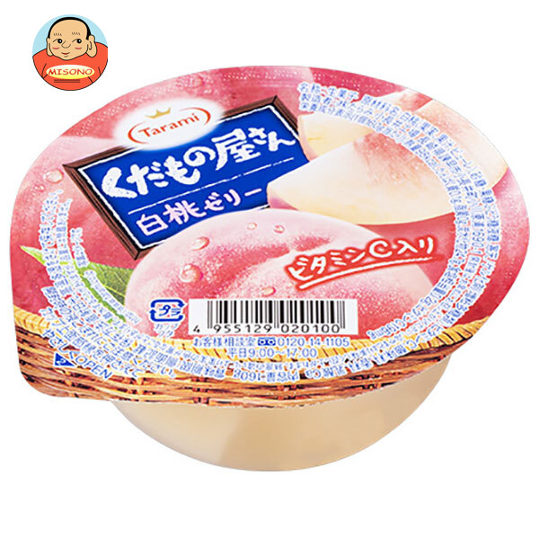 たらみ くだもの屋さん 白桃ゼリー 160g×36(6×6)個入