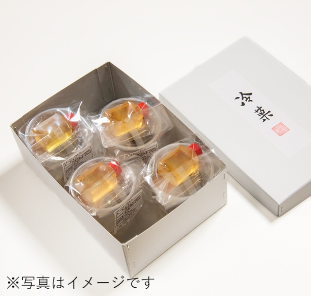 抹茶フルーツ杏みつ　４個入