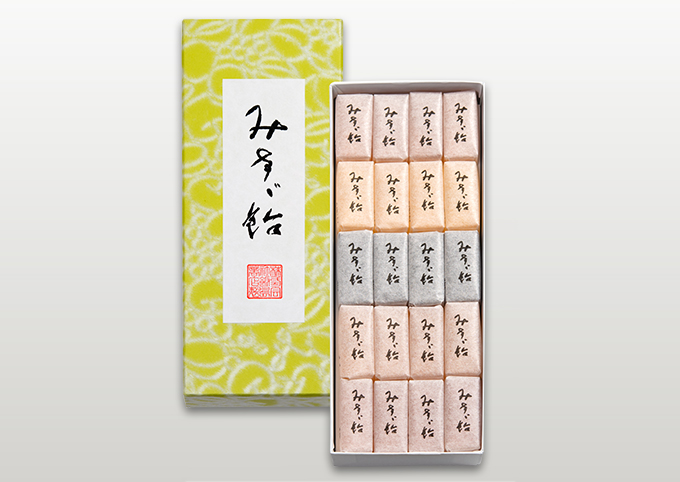 みすゞ飴和紙包装型
