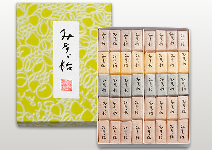みすゞ飴和紙包装型