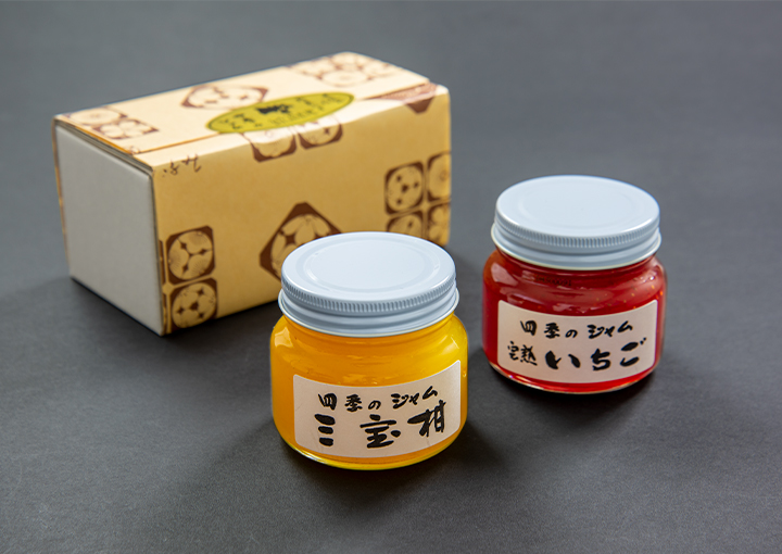 夏ギフト　小瓶２本　三宝　いちご長野