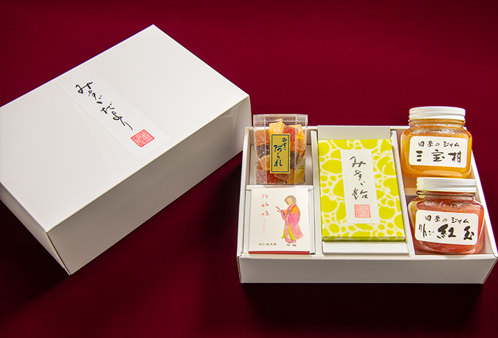 冬ギフト　だよりC　りんご　三宝