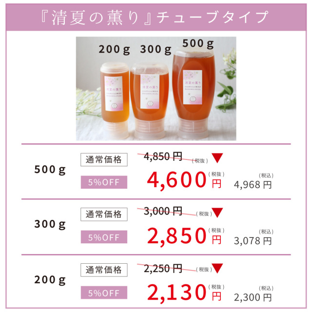 清夏の薫り新蜜キャンペーン　2024年9月