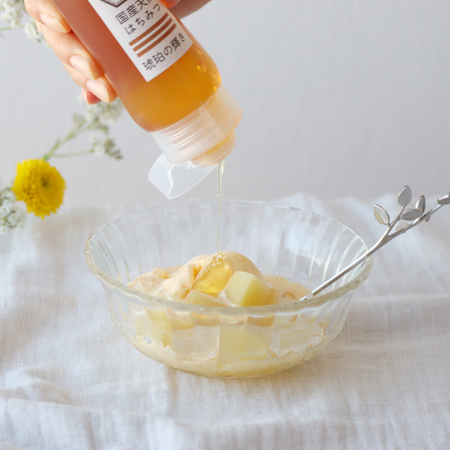 琥珀の輝き　食べ方