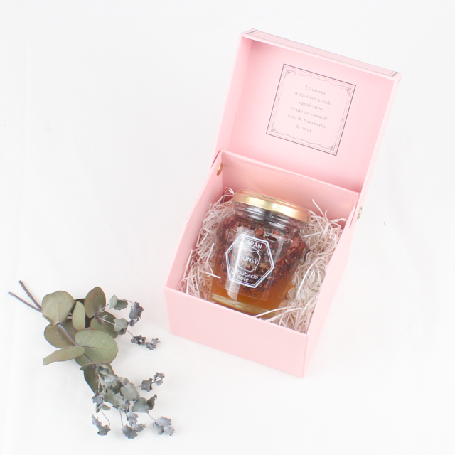 カカオニブハニー　ギフトボックスセット　ピンク