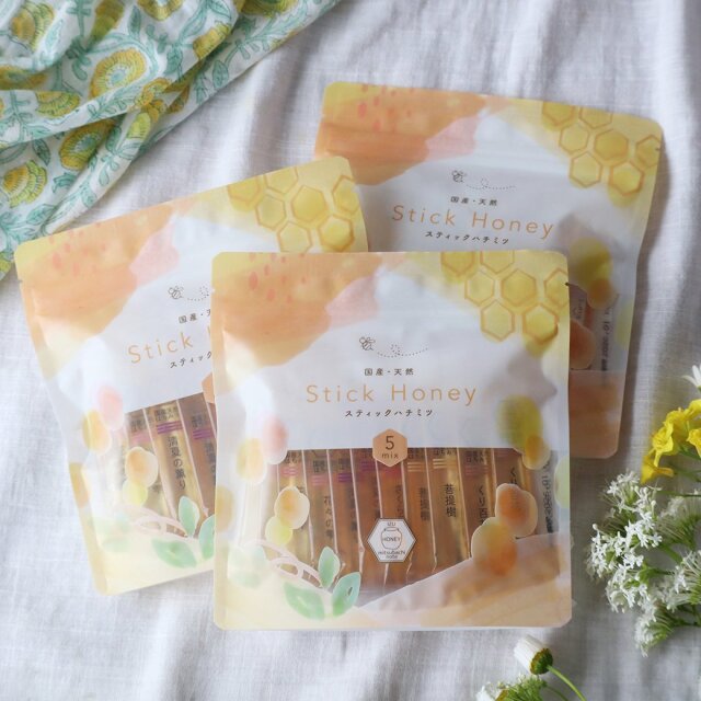 送料無料】5種ミックス 30本入X 3セット☆ みつばちのーと