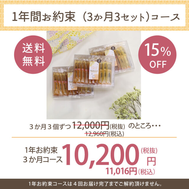 3種スティック　定期便