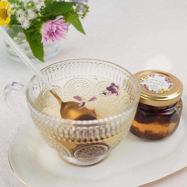 花とクランベリー