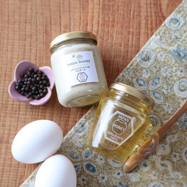 再入荷】マヨハニー～ハチミツとスパイスのマヨネーズ みつばちのーと