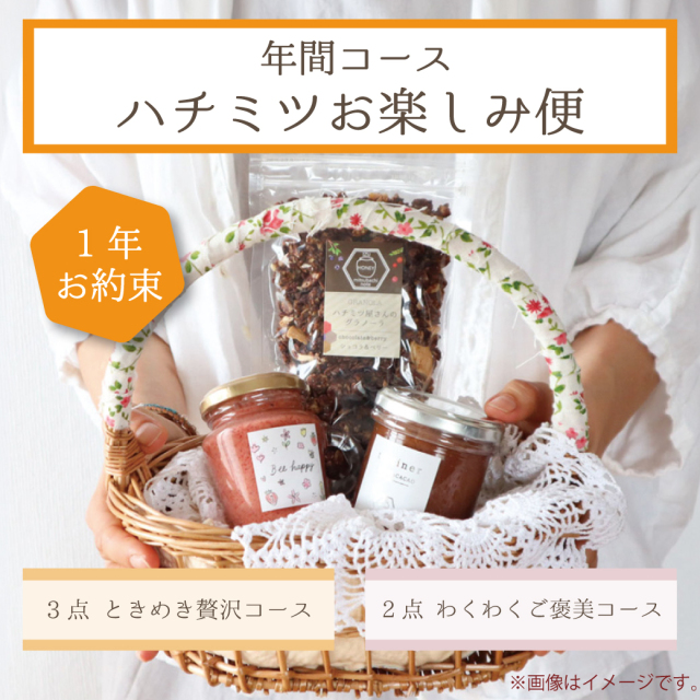 働きバチ出品 定期便 みつばちのーと