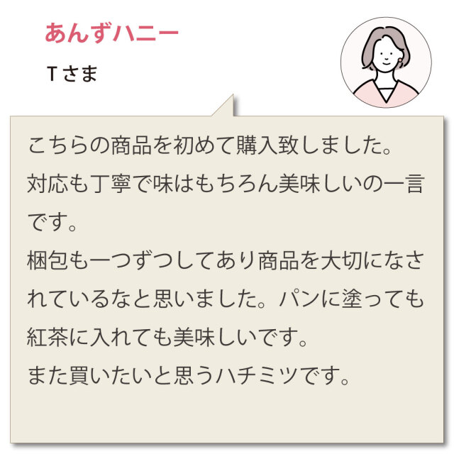 あんずハニーお客様の声