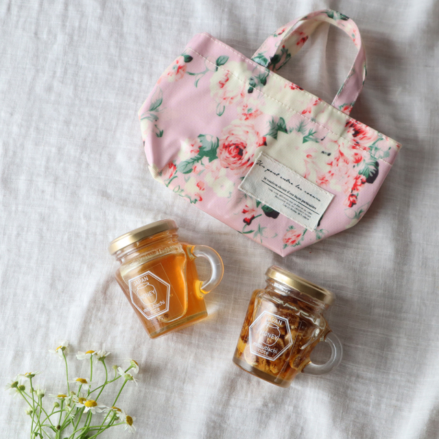 花々の雫といちじく　ポーチセット