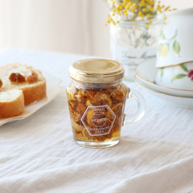 花々の雫といちじく　ポーチセット　イチジク漬け