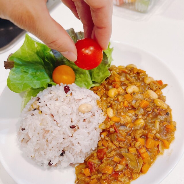 カレー 雑穀米