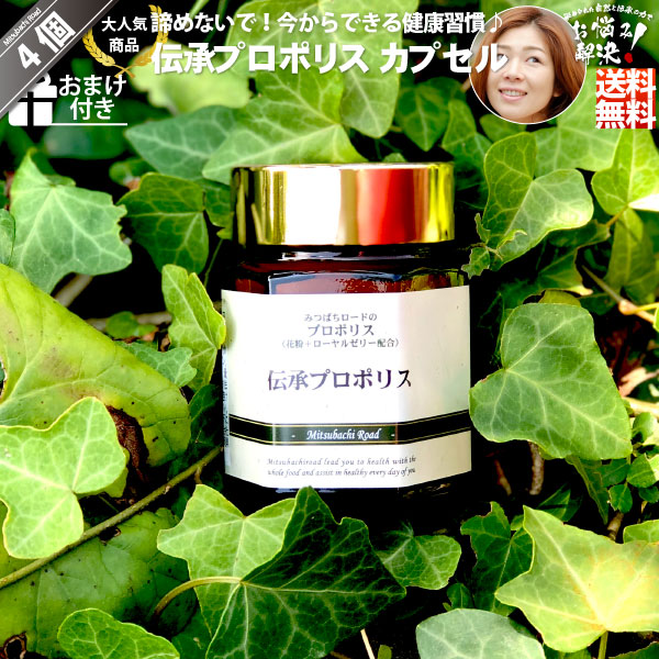 【4個セット】伝承プロポリス（約1ヵ月分/120球）【送料無料】