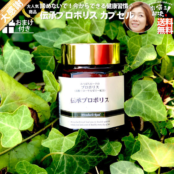 【訳あり】【大感謝≪販売期間：2026年05月04日20:00〜2026年05月11日01:59≫】伝承プロポリス（約1ヵ月分/120球）