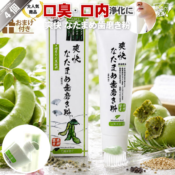 【4個セット】伝統爽快なた豆歯磨き粉（120g）【送料無料】