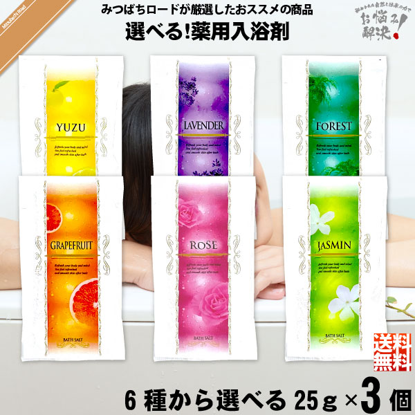【お手軽 500円 / 6種類から選べる3袋】 薬用入浴剤 （25g）TO-PLAN トプラン【送料無料】