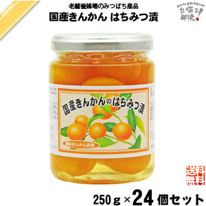 【24個セット】国産きんかんのはちみつ漬 （250g）【送料無料】