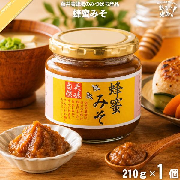 蜂蜜みそ（210g）【5250円以上で送料無料】