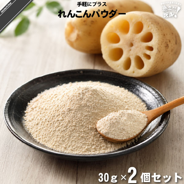 【お手軽 / 2個セット】れんこんパウダー（30g）【送料無料】【特0】
