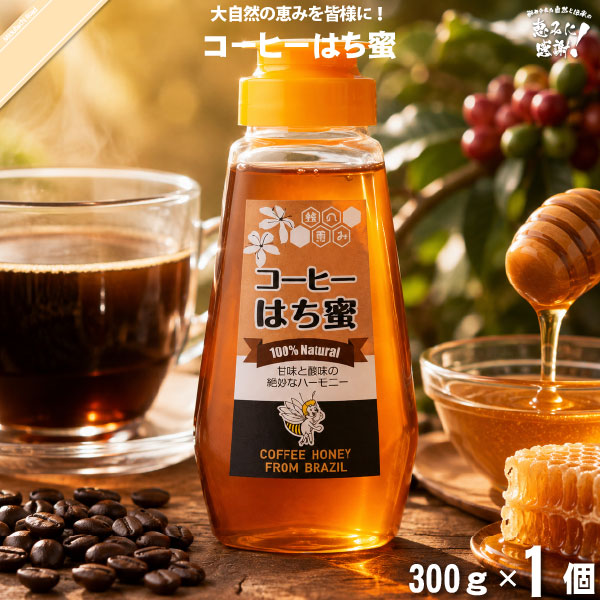 コーヒーはち蜜 バルブ・ボトル （300g）【5250円以上で送料無料】
