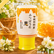 純粋蜂蜜 みつばちの恵 （300g）【5250円以上で送料無料】