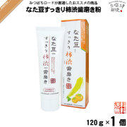 【お手軽】なた豆すっきり柿渋歯磨き粉（120g） 【送料無料】【4543268066587】【特0】
