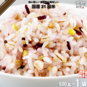 【お手軽】国産 21穀米 （500g）【送料無料】