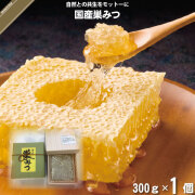 国産巣みつ（300g）【送料無料】【化粧箱】