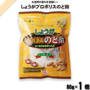 しょうが プロポリスのど飴 ユーカリはちみつ入り （80g）【5250円以上で送料無料】
