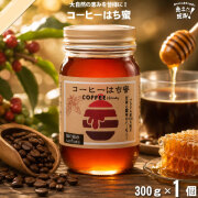 コーヒーはち蜜 瓶 （300g）【5250円以上で送料無料】