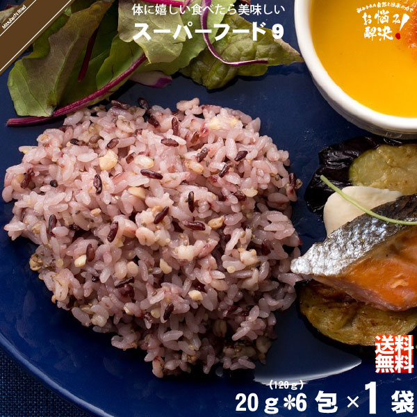 【お手軽】スーパーフード9 （20g×6）【送料無料】