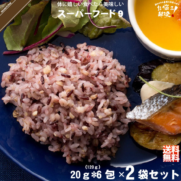 【お手軽 / 2個セット】スーパーフード9 （20g×6）【送料無料】