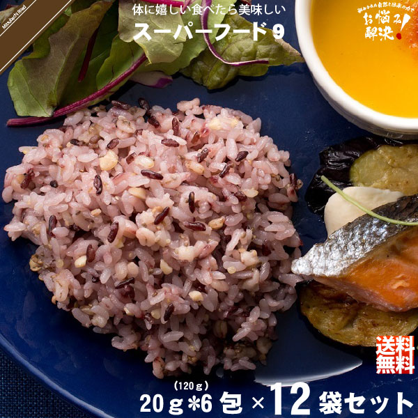 【12個セット】スーパーフード9 （20g×6）【送料無料】