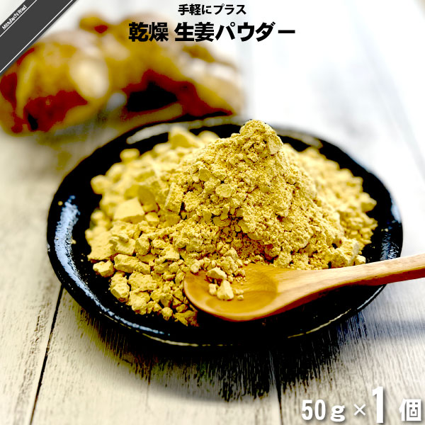 乾燥 生姜 パウダー （50g）【5250円以上で送料無料】