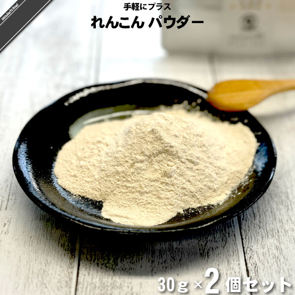 【お手軽 / 2個セット】れんこんパウダー（30g）【送料無料】【特0】