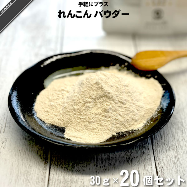 【20個セット】れんこんパウダー（30g）【送料無料】【特0】