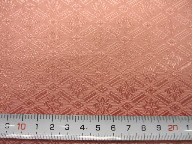 レーヨン生地  ★ カット柄物  ★ 四菱風柄  ★ No.1  ★ 小物手芸やお人形の服に最適  ★ サイズ約 33cm×33cm  ★ 材質：レーヨン [rec-0001]