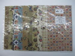 はぎれ カット生地　★  １０枚入り　★ サイズ： 約 25cm×25cm　★ カントリードール柄　★小物などに　[cat-0001]