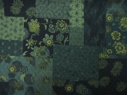 和調生地　★ パッチワーク調　★ No.140　★ 綿100%　★ エプロン、作務衣、小物手芸などに　★ 110cm幅　[g-0140]
