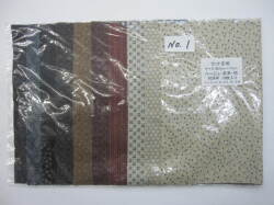 はぎれ カット生地　★  １０枚入り　★ サイズ： 約 25cm×25cm　★ 和調柄 ベージュ、茶系　★小物などに　[cat-0003]