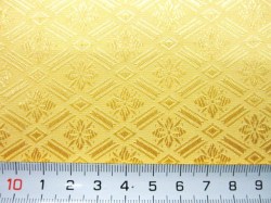 レーヨン生地  ★ カット柄物  ★ 四菱風柄  ★ No.10　★ 小物手芸やお人形の服に最適  ★ サイズ約 33cm×33cm  ★ 材質：レーヨン [rec-0010]