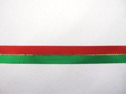 ラメ 入り ツートンリボン　★ 12ミリ幅　[rbn-0021]