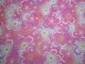 ちりめん生地　★カット柄物　★桜柄　★No.19　★ちりめん細工や小物手芸に最適 ★サイズ33cm×23cm ★材質・レーヨン [ci-0019]