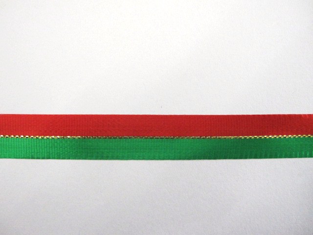 ラメ 入り ツートンリボン　★ 12ミリ幅　[rbn-0021]